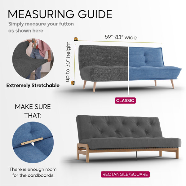 PAULATO by GA.I.CO. Microfibra Collection Stretch Futon Cover Easy To